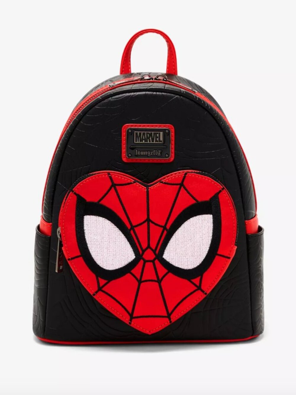 Loungefly Marvel Spider-Man Heart Pocket Mini Backpack